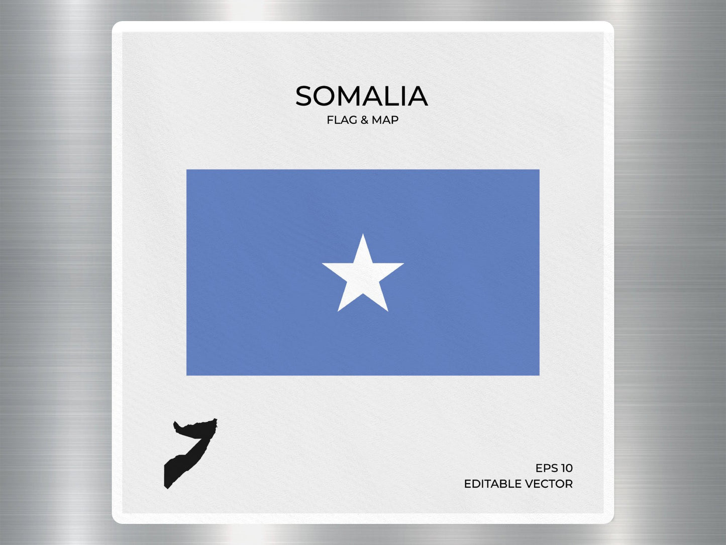 Wholesale Somalia Travel Sticker