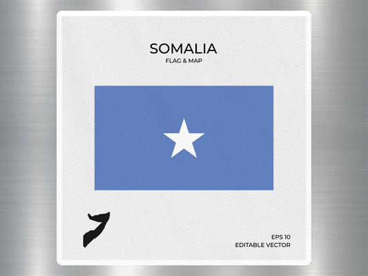 Wholesale Somalia Travel Sticker