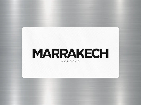 Wholesale Marrakech Travel Sticker
