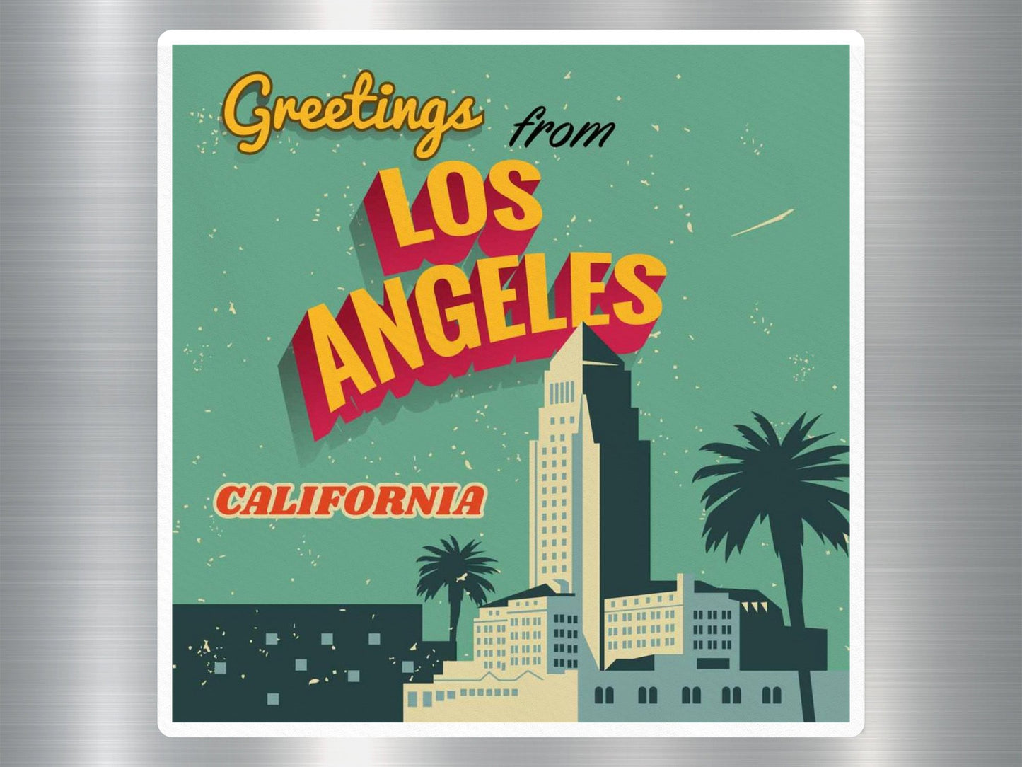 Los Angeles California 9 Travel Sticker