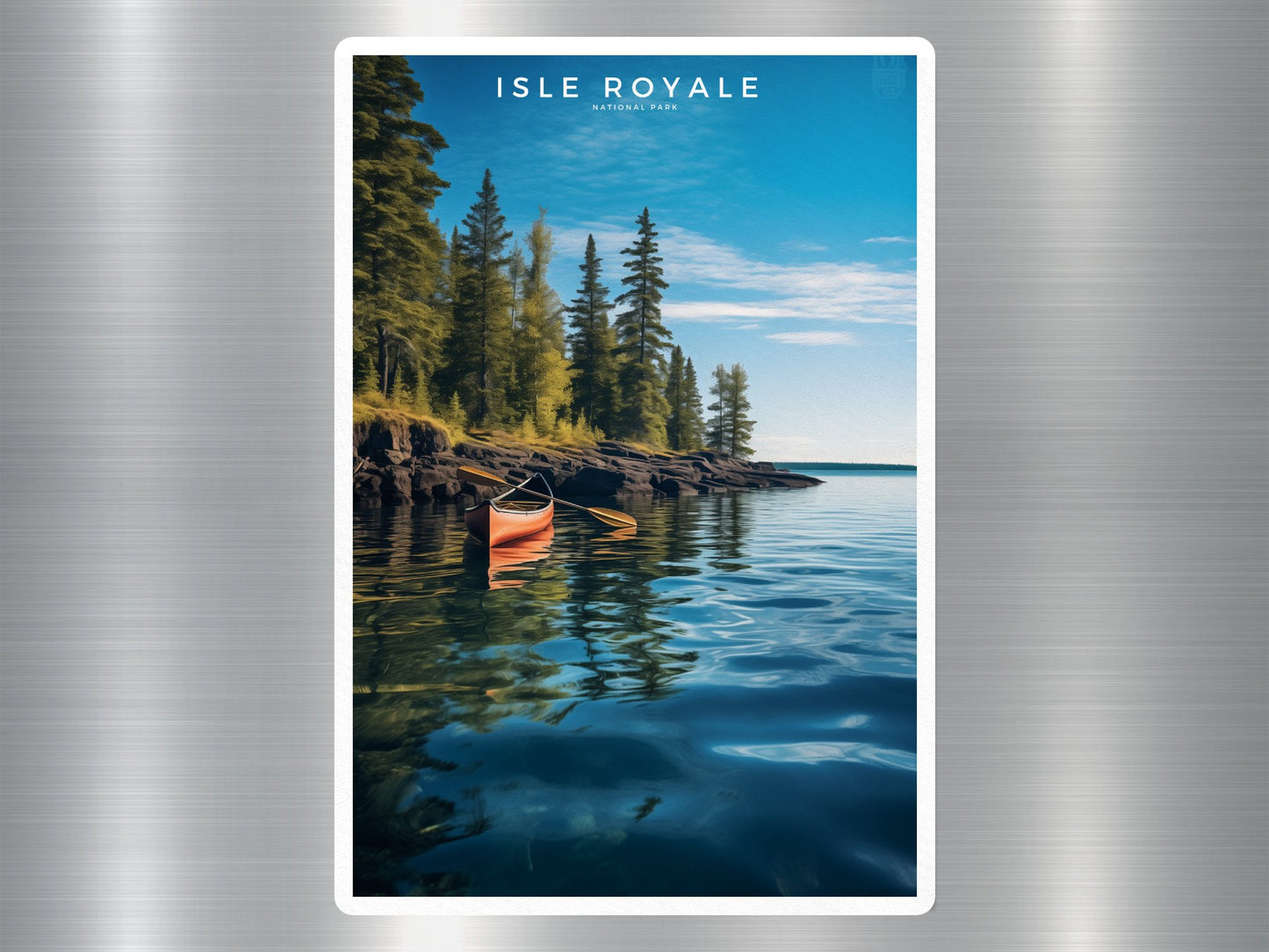 Isle Royale National Park Sticker