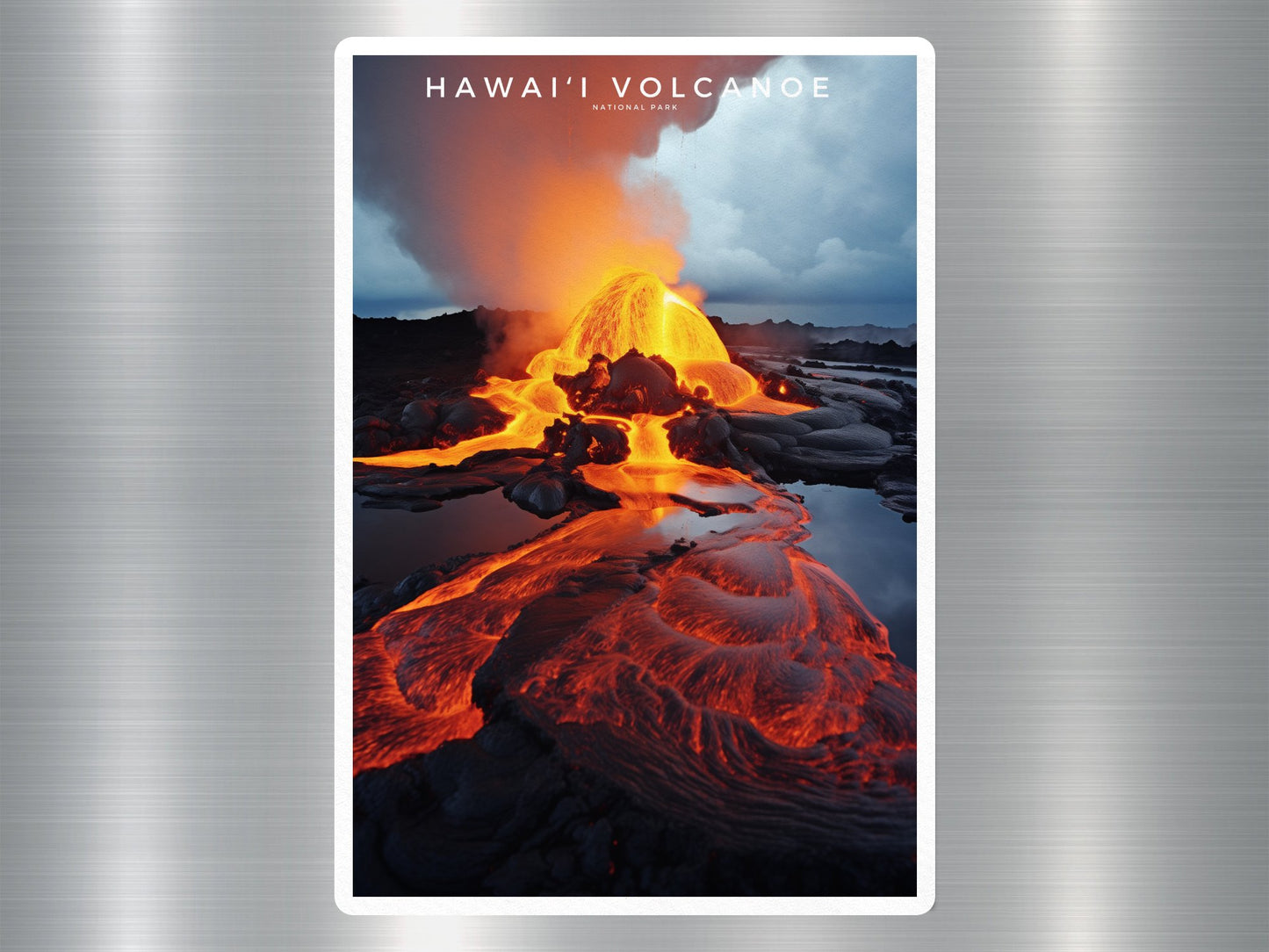 Hawaii Volcanoes National Park Sticker