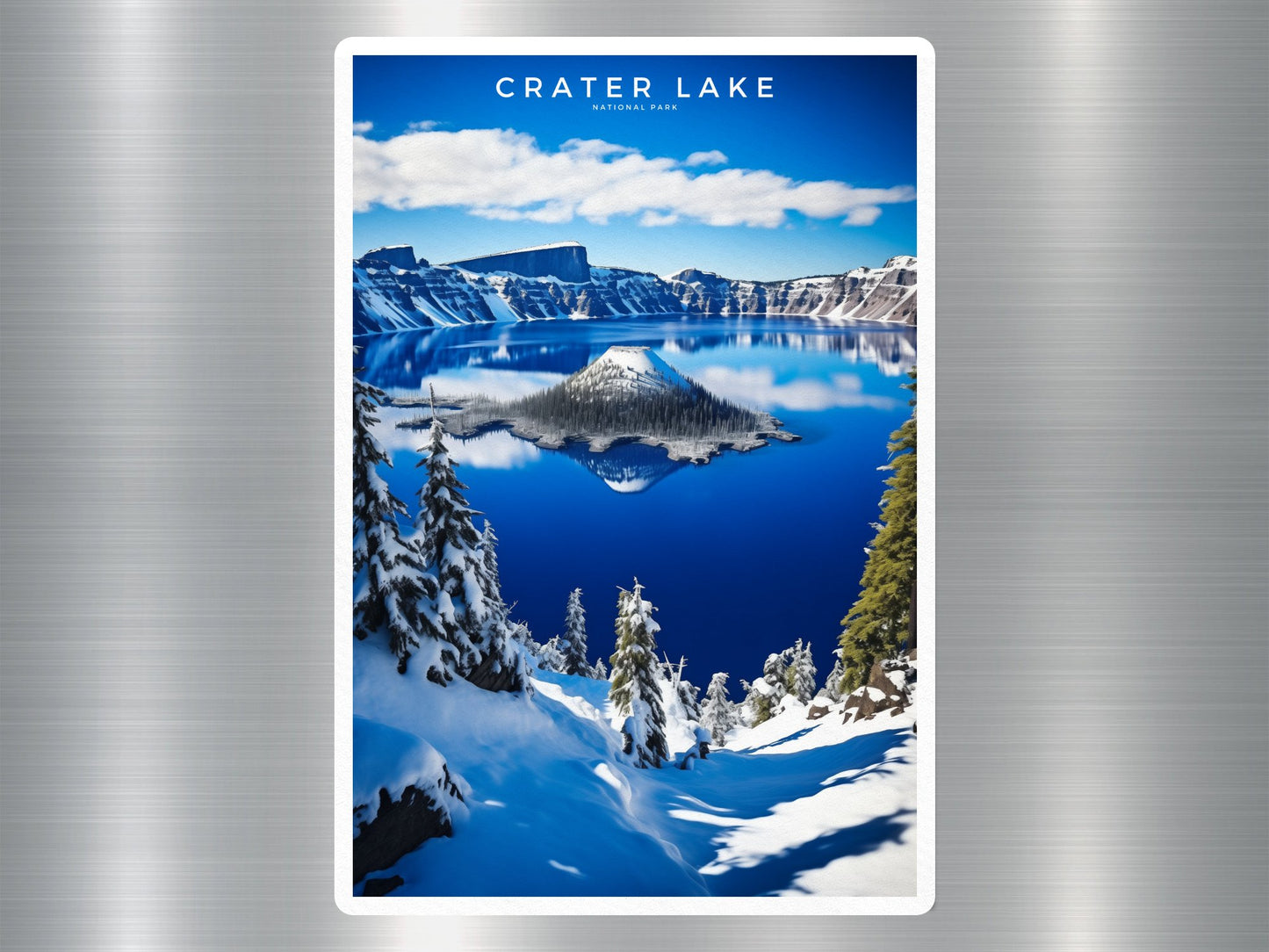 Crater Lake National Park Sticker