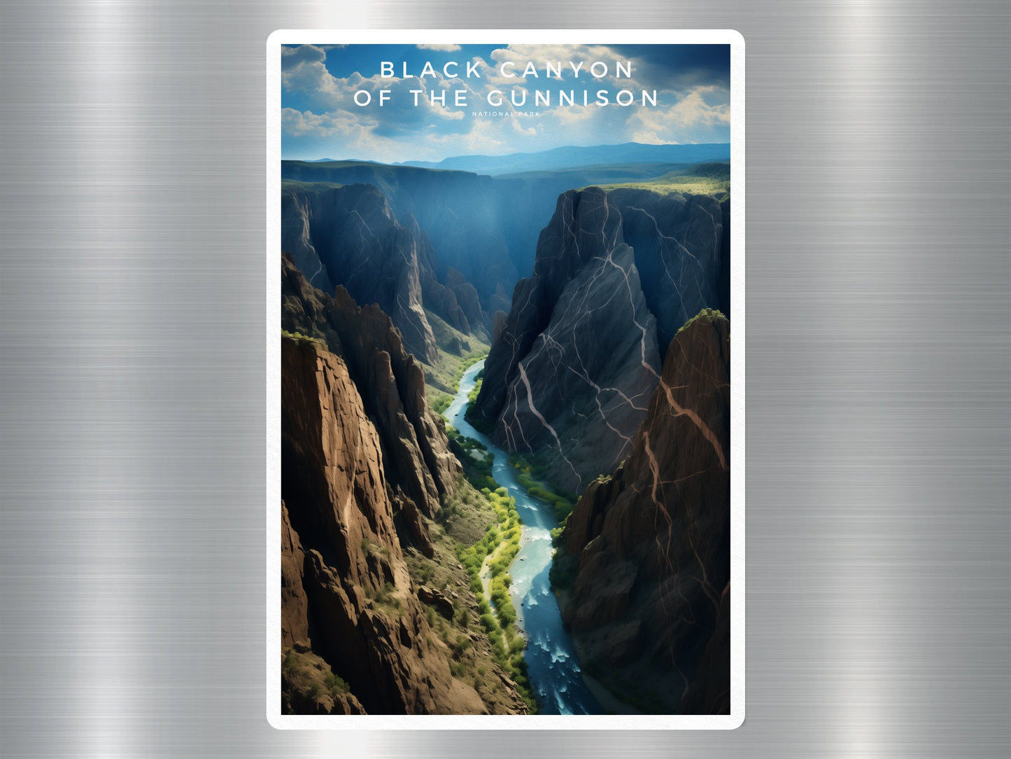Black Canyon of The Gunnison National Park Sticker