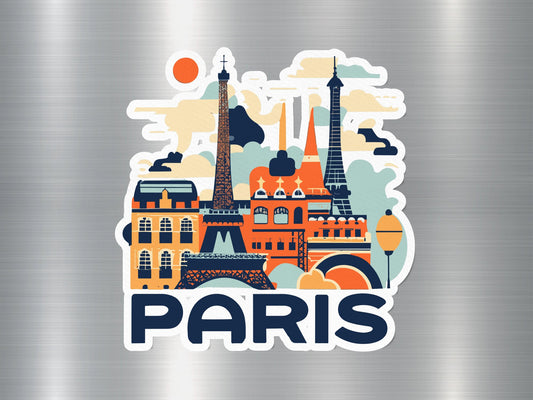 Wholesale Paris Travel Sticker