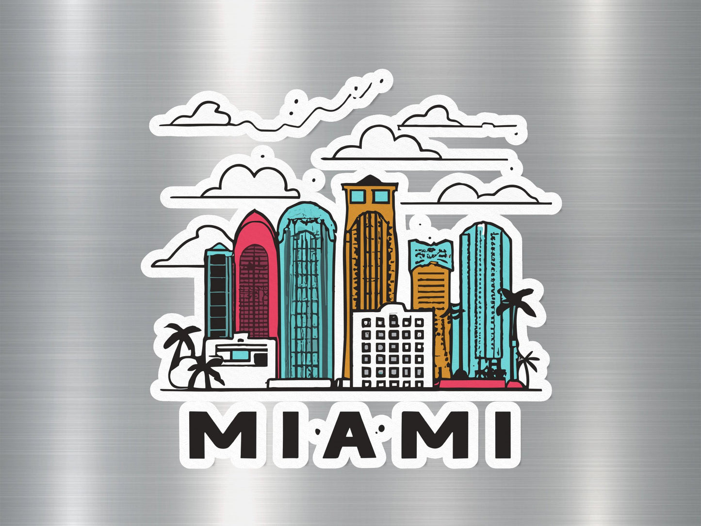 Wholesale Miami Travel Sticker