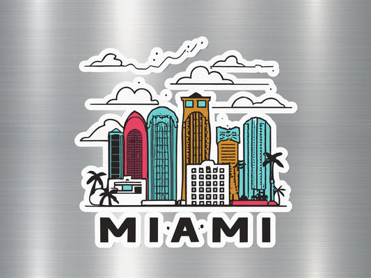 Wholesale Miami Travel Sticker