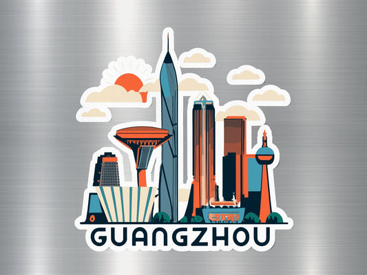 Wholesale Guangzhou Travel Sticker