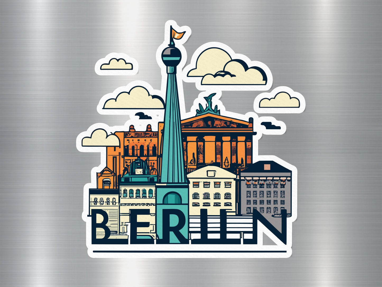 Wholesale Berlin Travel Sticker