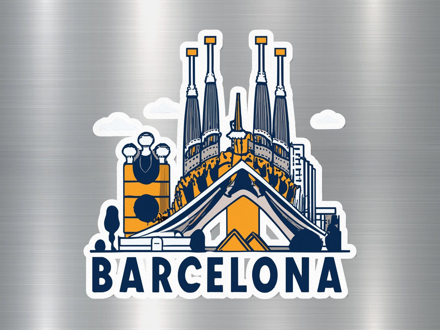 Wholesale Barcelona Travel Sticker