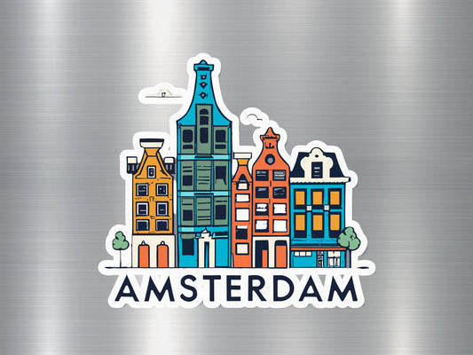 Wholesale Amsterdam Travel Sticker