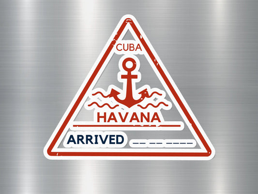 Wholesale Havana Arrived Travel Stamp Sticker