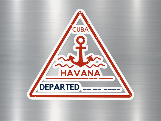 Wholesale Havana Departed Travel Stamp Sticker