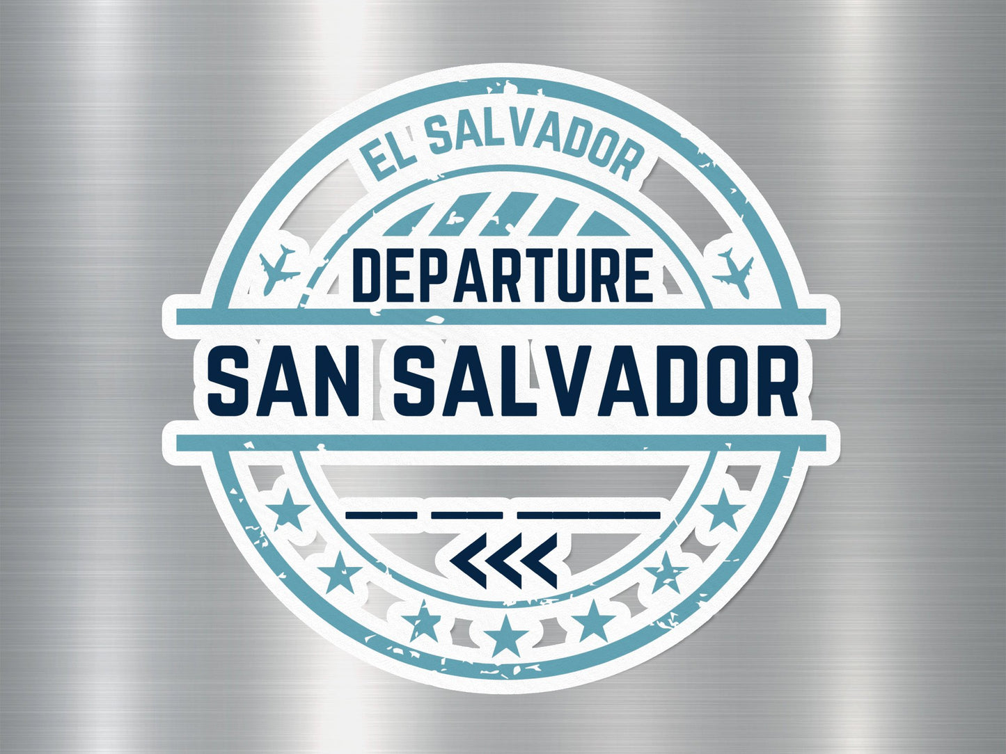Wholesale San Salvador Departure Travel Stamp Sticker