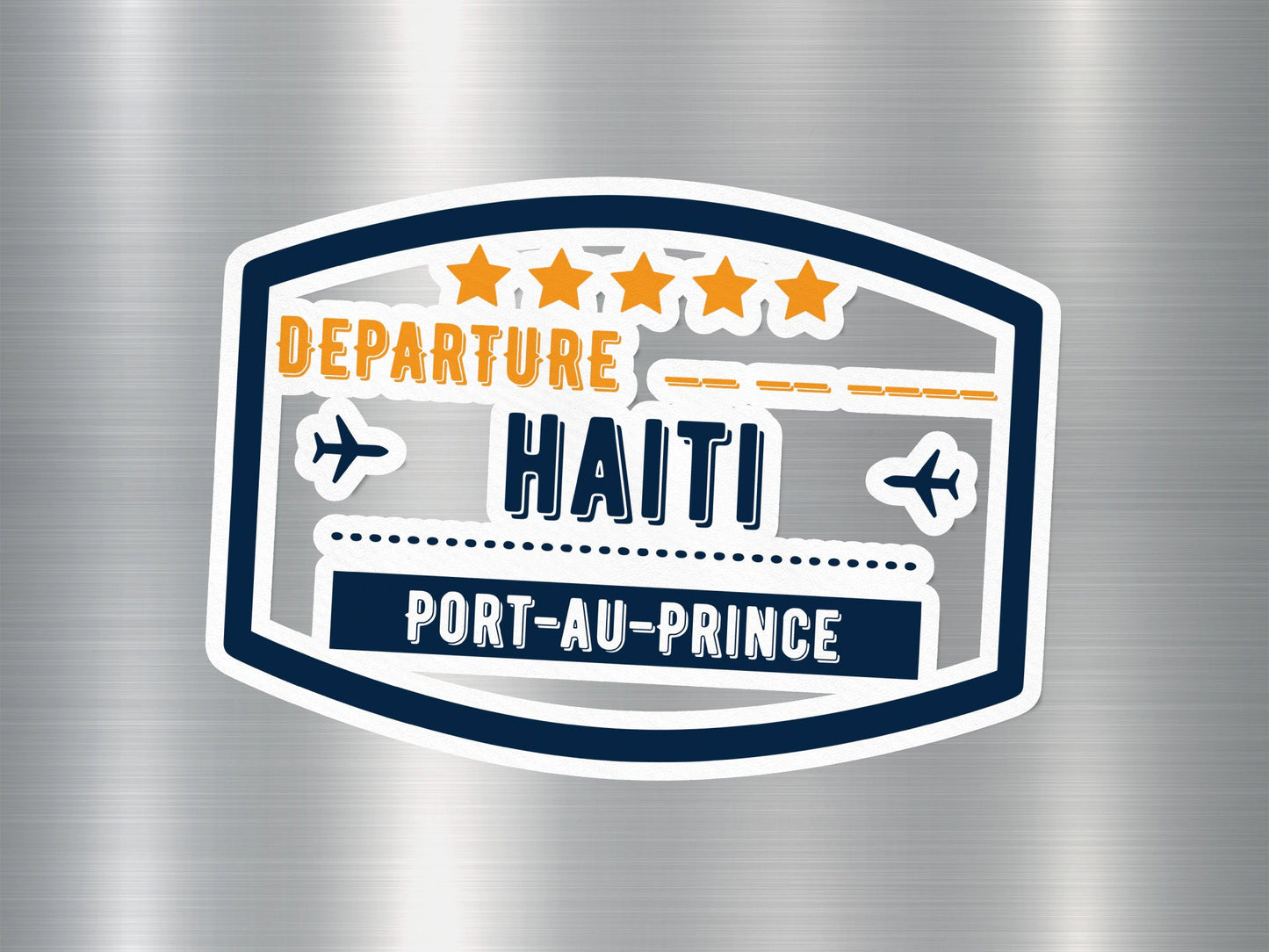 Wholesale Haiti Departure Travel Stamp Sticker