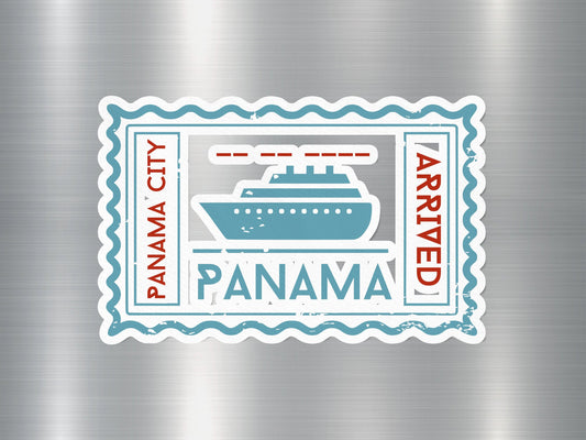 Wholesale Panama City Arrived Travel Stamp Sticker