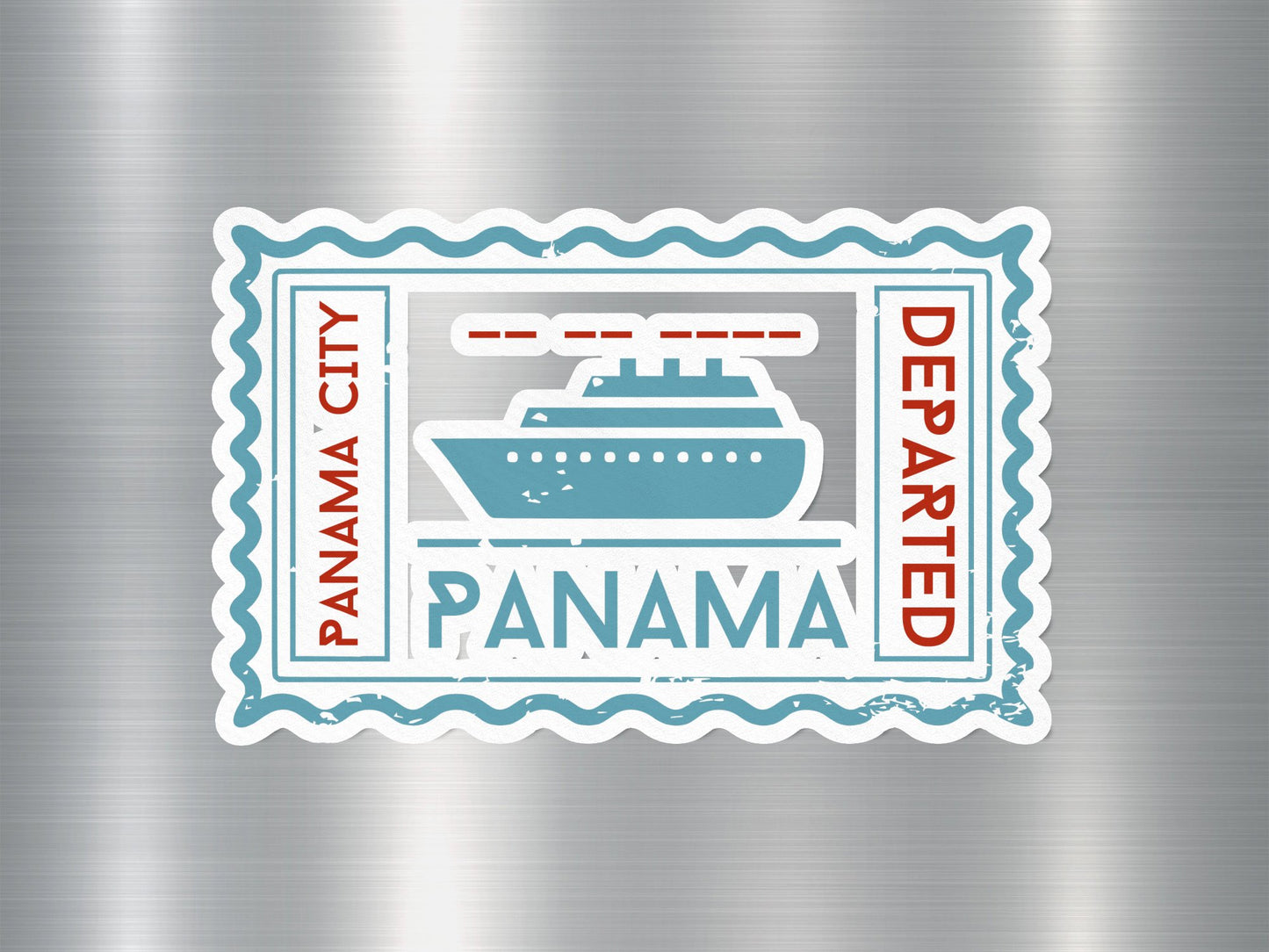 Wholesale Panama City Departed Travel Stamp Sticker