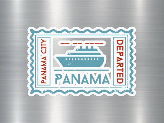 Wholesale Panama City Departed Travel Stamp Sticker