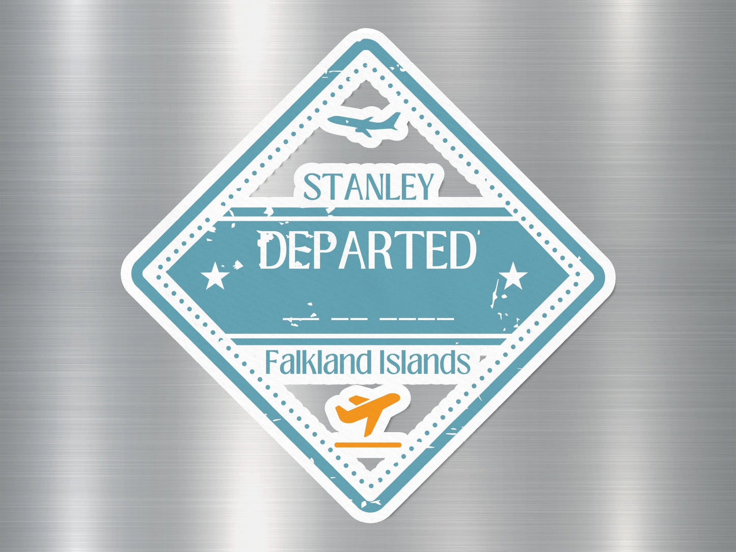 Wholesale Stanley Departed Travel Stamp Sticker