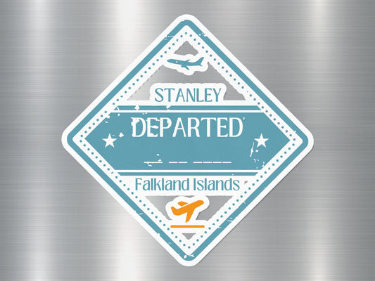 Wholesale Stanley Departed Travel Stamp Sticker