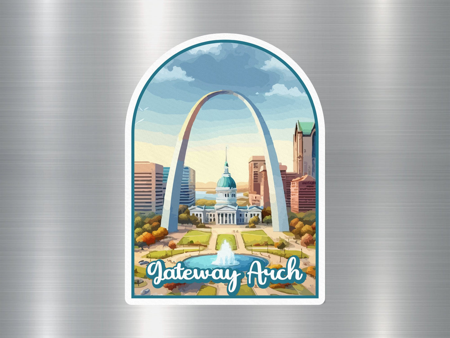 Gateway Arch National Park Sticker