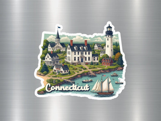 Connecticut State Sticker