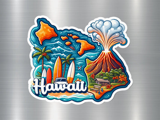 Hawaii State Sticker