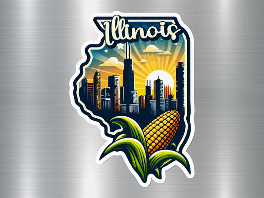 Illinois State Sticker