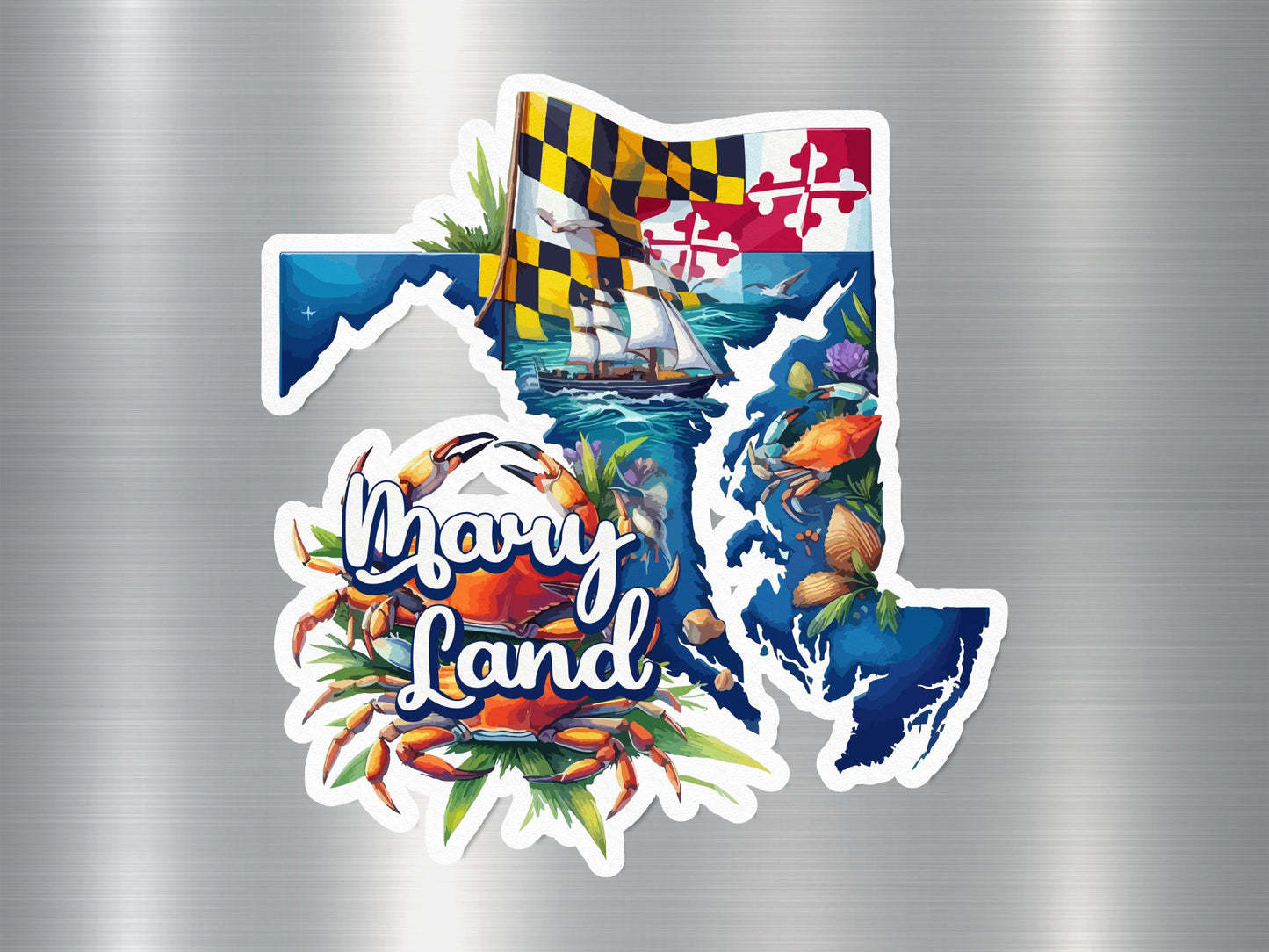 Mary Land State Sticker