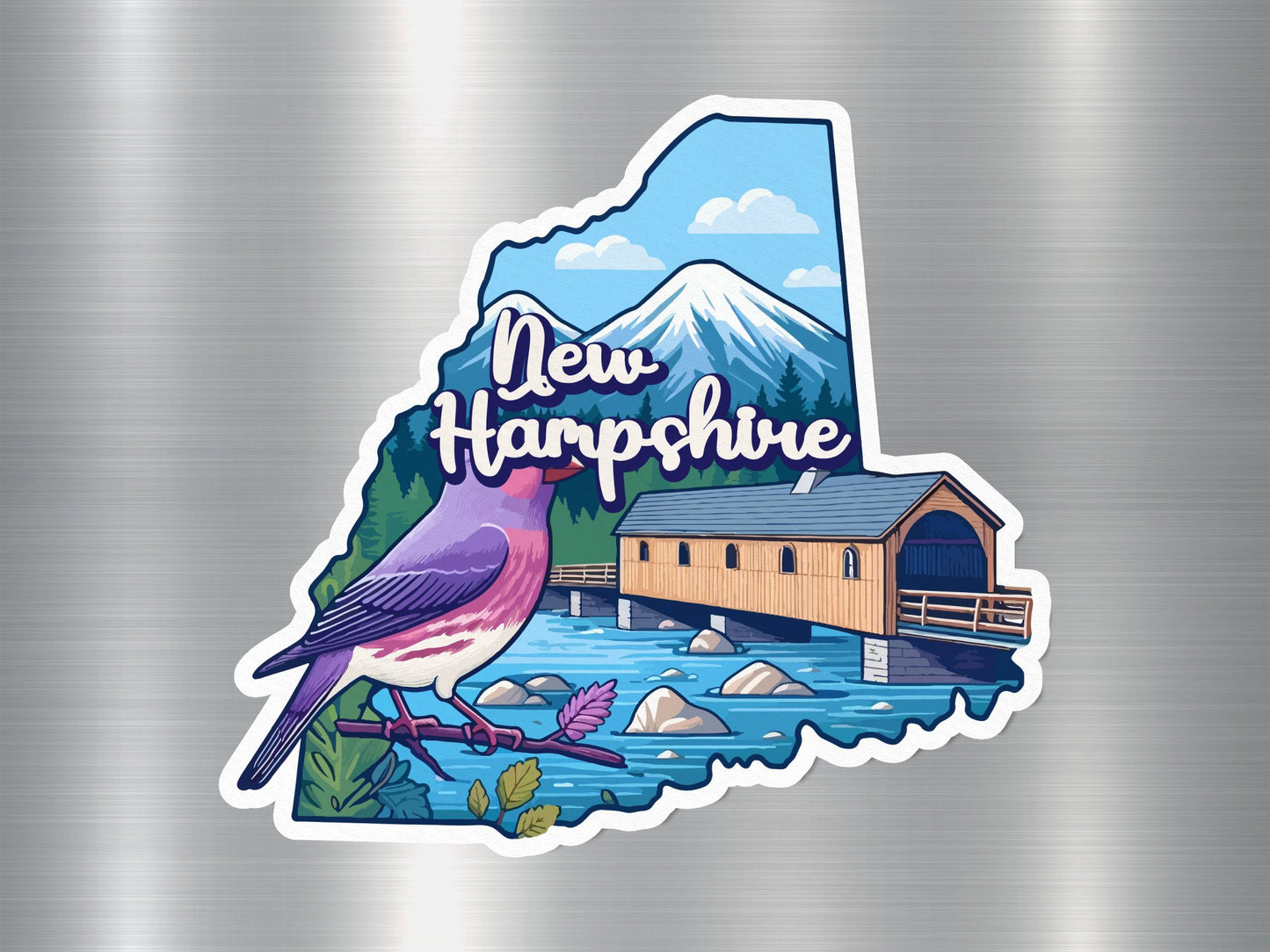 New Hampshire State Sticker