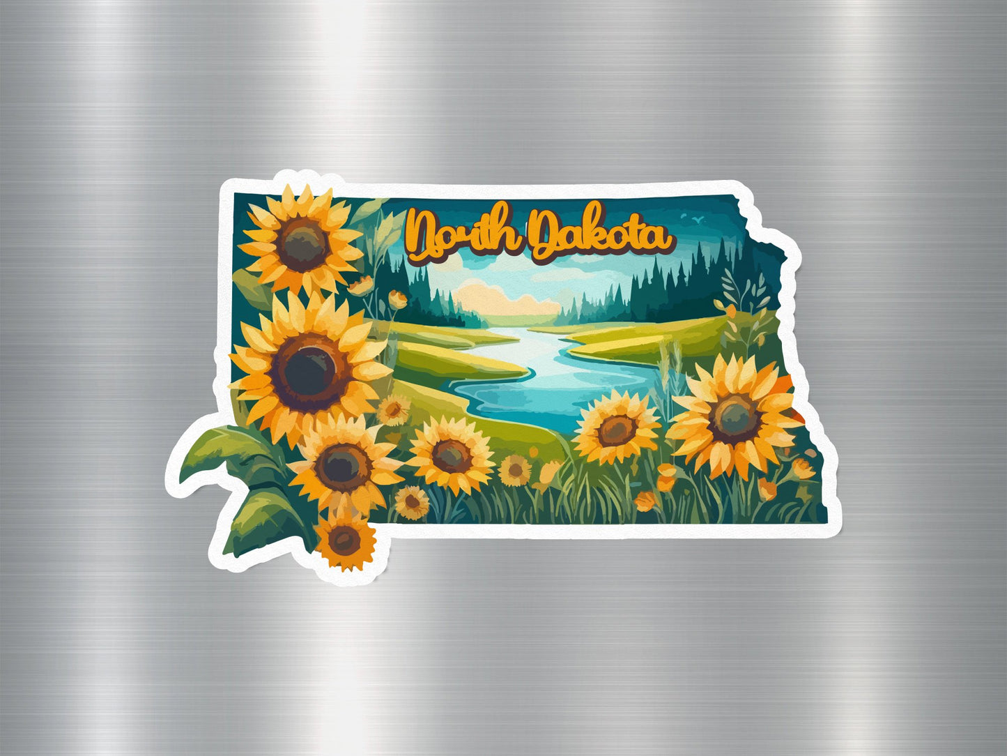 North Dakota State Sticker
