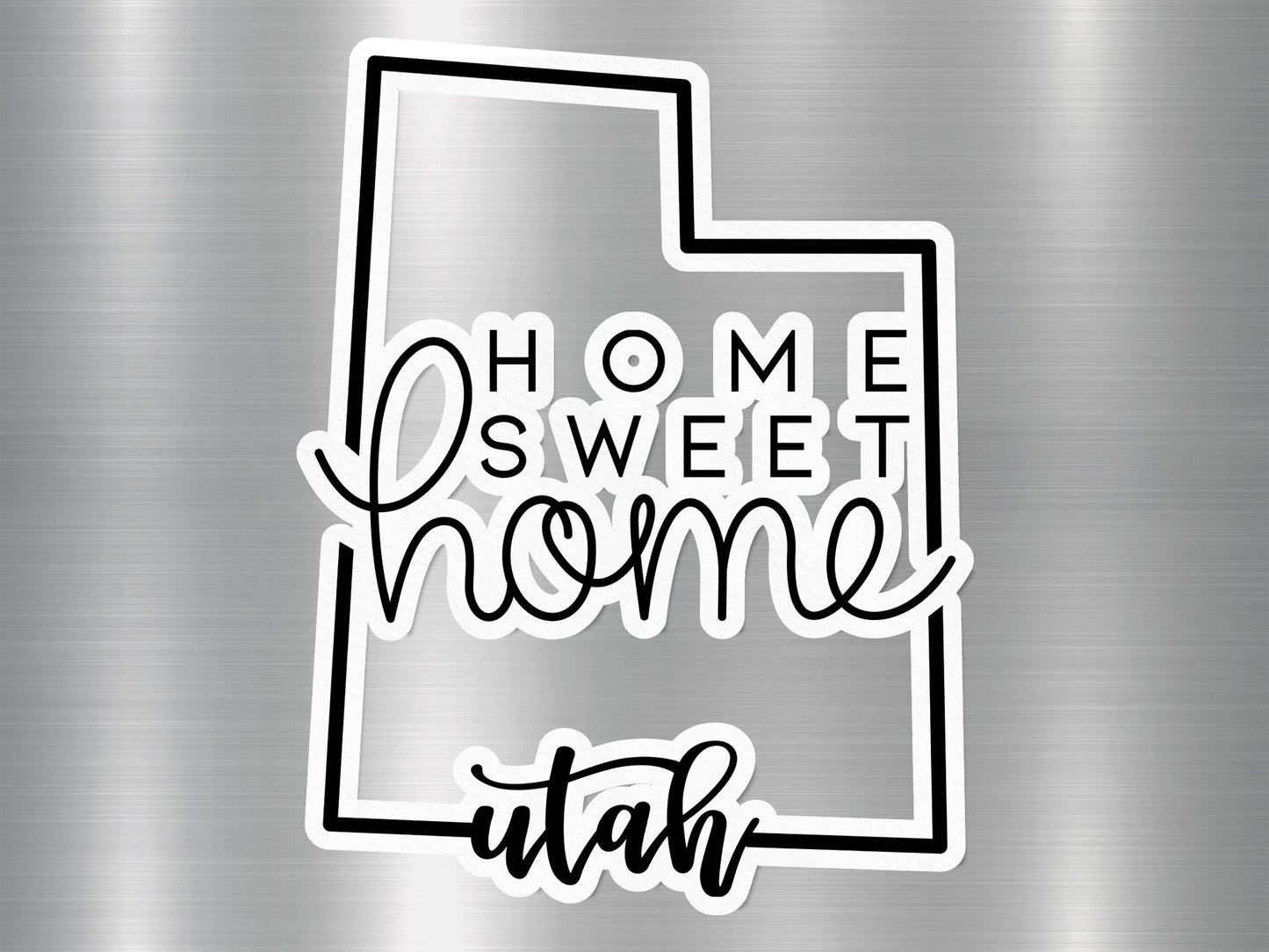 Home Sweet Home Utah State Sticker