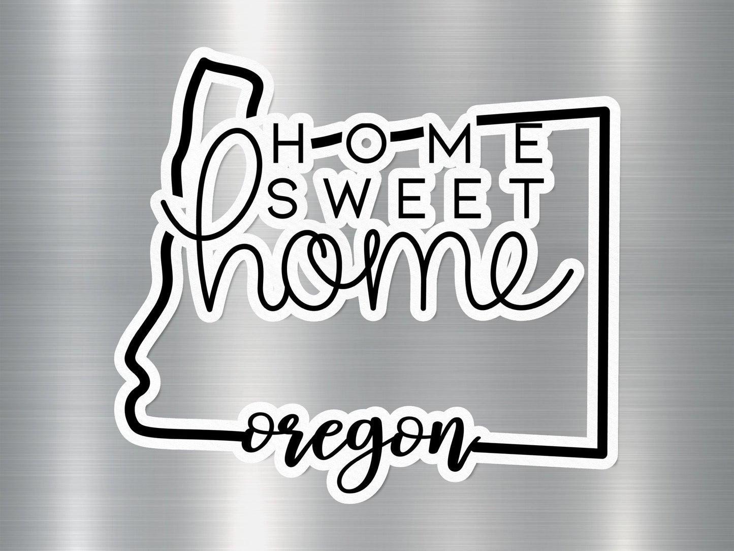 Home Sweet Home Oregon State Sticker