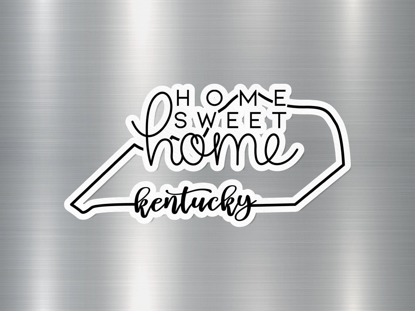 Home Sweet Home Kentucky State Sticker