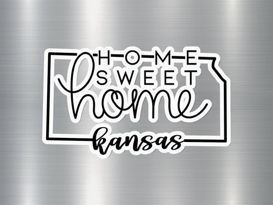 Home Sweet Home Kansas State Sticker
