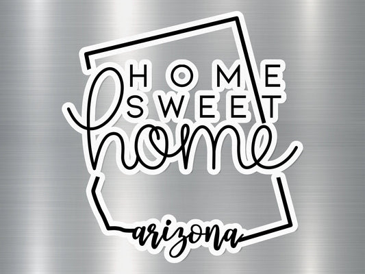 Home Sweet Home Arizona State Sticker