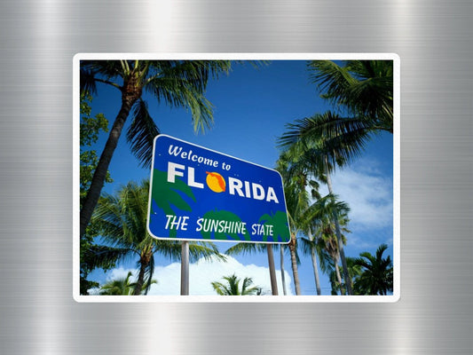 Florida Welcome Sign Sticker