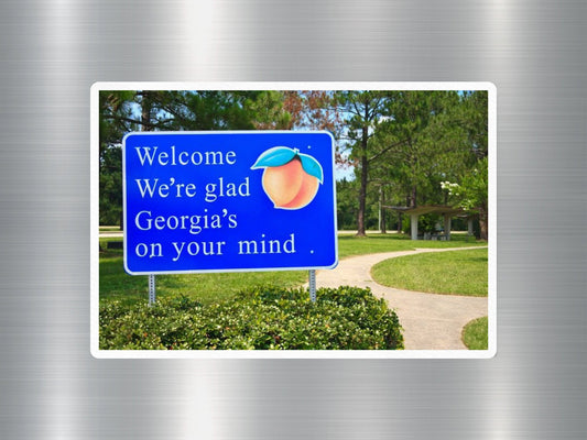 Georgia Welcome Sign Sticker