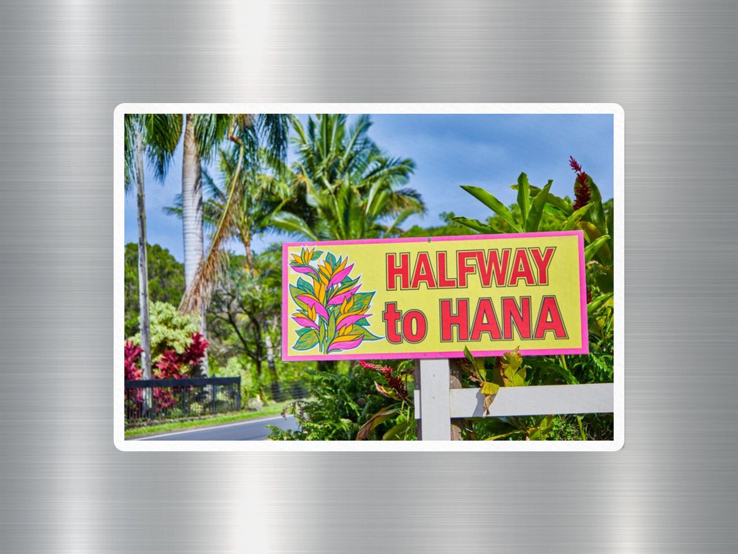 Hana Welcome Sign Sticker