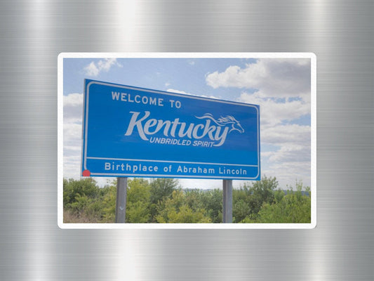 Kentucky Welcome Sign Sticker
