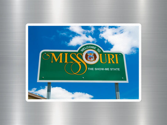 Missouri Welcome Sign Sticker