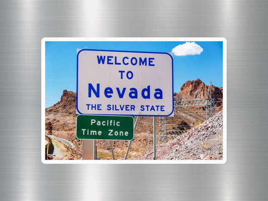 Nevada Welcome Sign Sticker