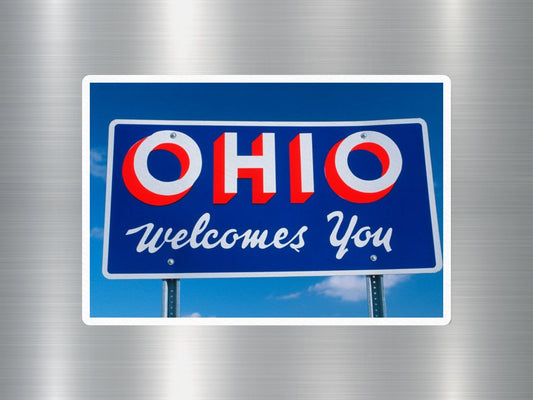 Ohio Welcome Sign Sticker