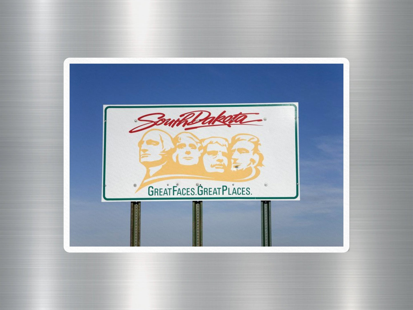 South Dakota Welcome Sign Sticker