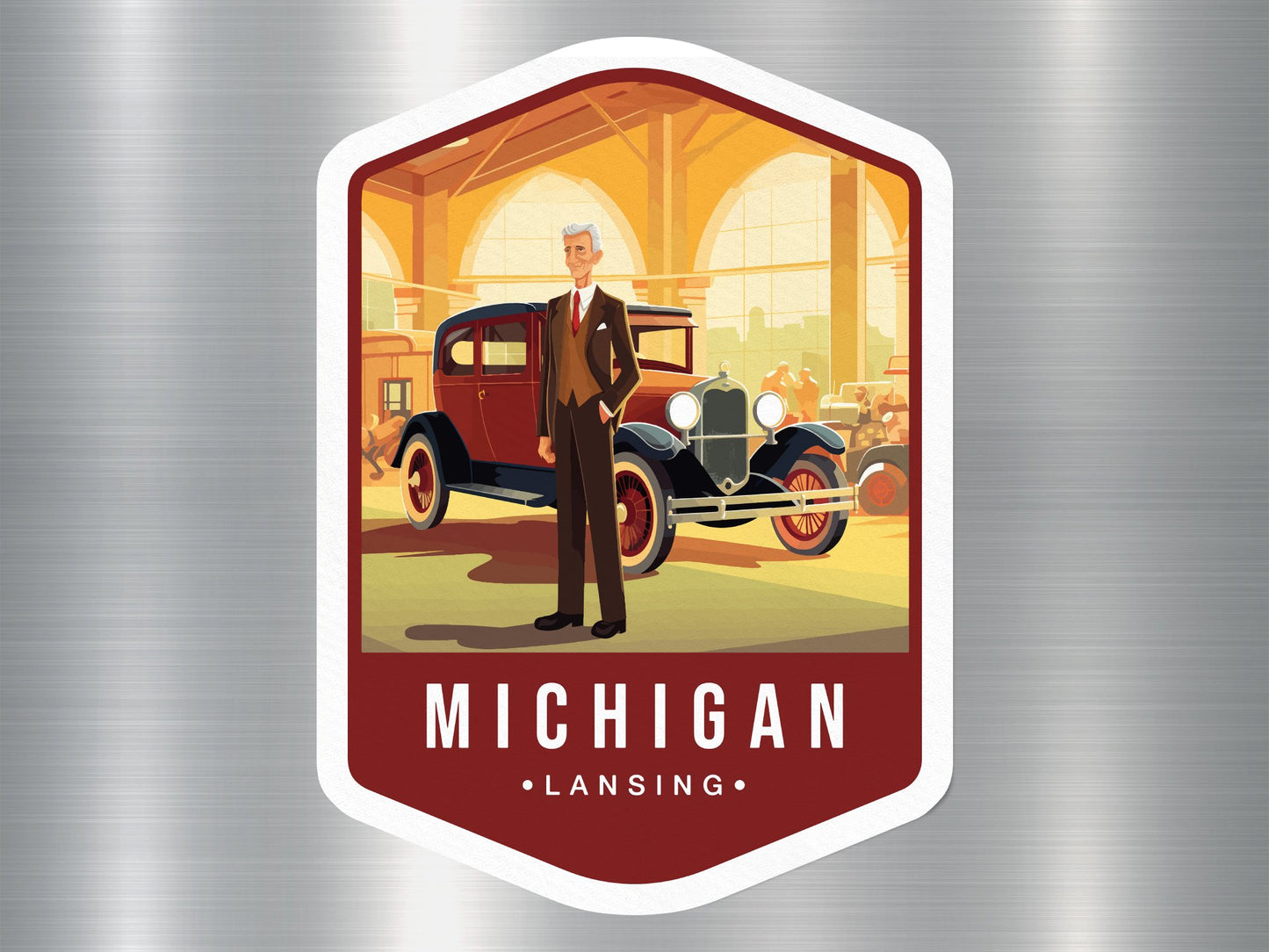 Michigan State Travel Sticker