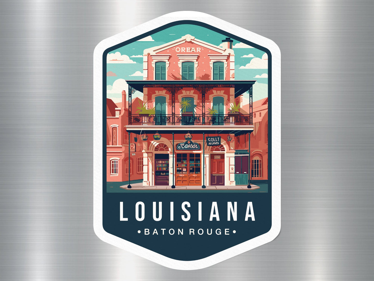 Louisiana State Travel Sticker