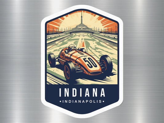 Indiana State Travel Sticker