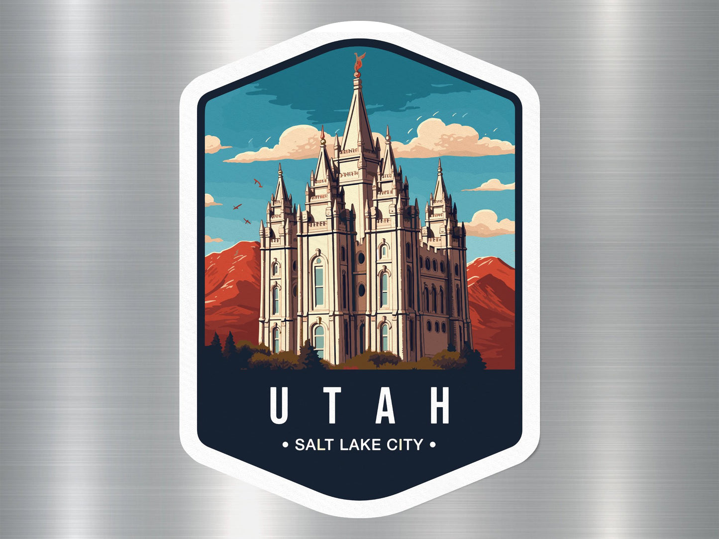 Utah State Travel Sticker