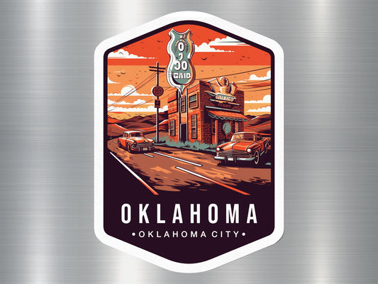 Oklahoma State Travel Sticker