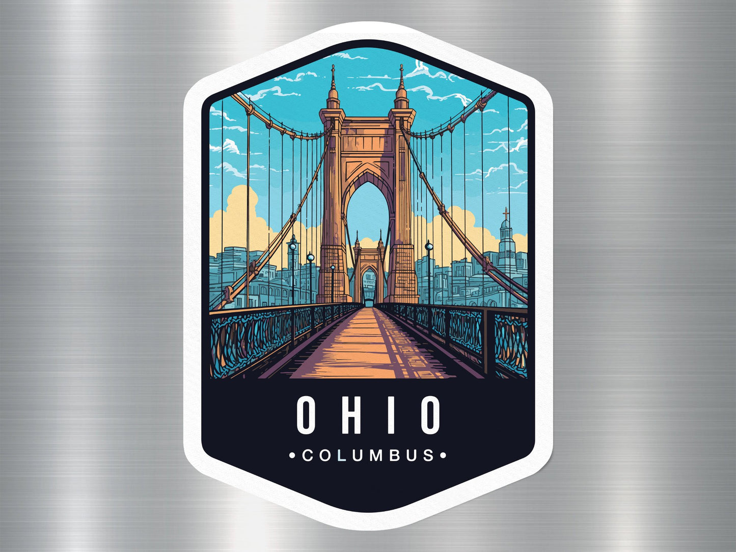 Ohio State Travel Sticker